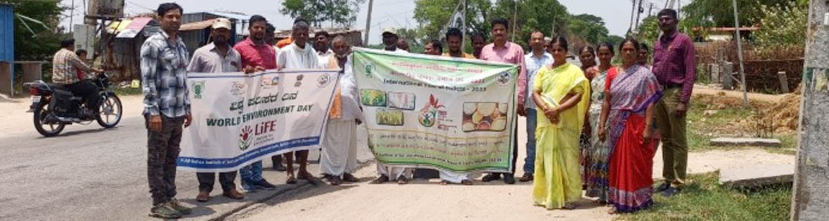 icar-iiswc-ballari-organized-international-year-of-millet-on-25-may-23