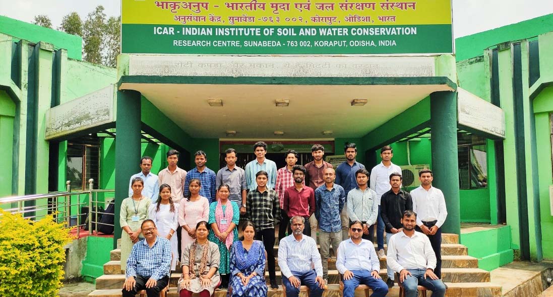 Valedictory Function of In-plant training for students of B. Tech. Agril. Engg. on Soil and Water Conservation & Watershed Management organized at ICAR-IISWC, RC, Koraput on August 31, 2023