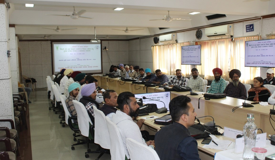 ICAR-IISWC, Dehradun inaugurated three days training programme on “Sustainable Management of Soil and Water Conservation Interventions through FPO's and Institutional Arrangement” for 25 farmers of SAS Nagar District of Punjab State on November 08, 2023