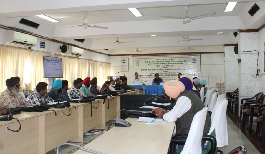 ICAR-IISWC, Dehradun inaugurated three days training programme on “Sustainable Management of Soil and Water Conservation Interventions through FPO's and Institutional Arrangement” for 25 farmers of SAS Nagar District of Punjab State on November 08, 2023