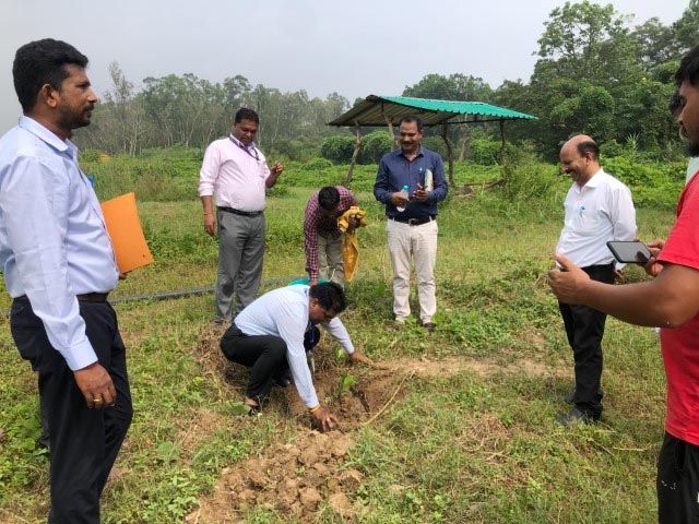 ICAR-IISWC, Dehradun and IFFCO, Dehradun organised a program of Plantation Drive and Agri Drone Demonstration at the
Research Farm, Selakui on September 13, 2023