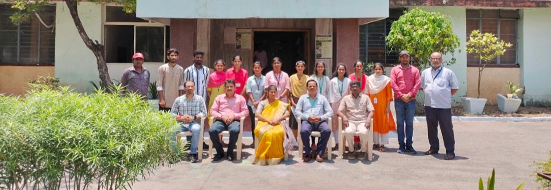 One month In-plant training programme on Soil and Water Conservation and Watershed Management for B. Tech (Agril. Engg.)
students inaugurated at ICAR-IISWC, RC, Ballari on September 01, 2023