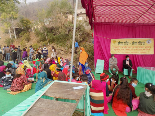 भाकृअनुप भारतीय मृदा एवं जल संरक्षण संस्थान अनुसंधान केंद्र चंडीगढ़ द्वारा दिनांक जनवरी 24 2021 को मेरा गाँव मेरा गौरव के अंतर्गत ग्राम खोई जिला पंचकुला (हरियाणा) में कार्यक्रम आयोजित किया गया